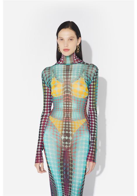 abito lungo donna multicolor JEAN PAUL GAULTIER | 26/01-W-DR131-M018P502710